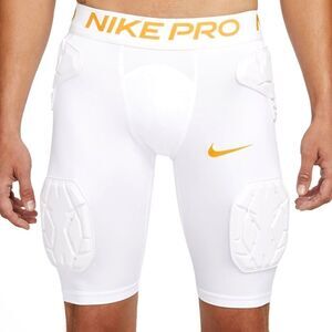 Nike Pro Hyperstrong Padded Football Shorts XL White Gold Dri-Fit Protective New